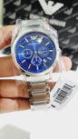Mra Silver Chain Blue Dial Premium Quality Men Watch