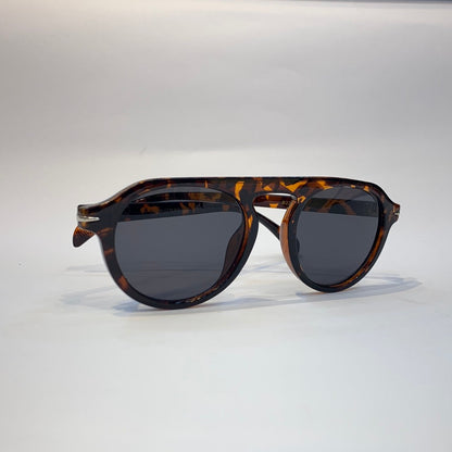 BD Leopard Round Frame Black Shade Sunglass B220158 25-140
