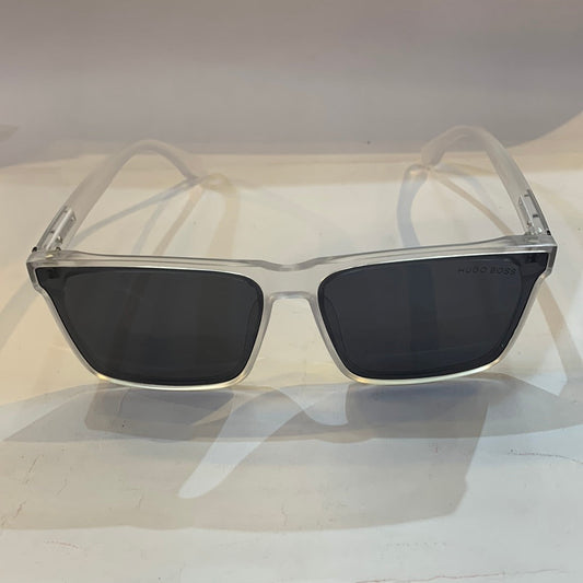 GUH Matte Transperent Frame Black Shade Unisex Branded Sunglasses 1350 53 15 145