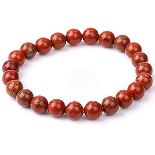 Jasper Gemstone Stretchable Natural Stone Beads Unisex Bracelet