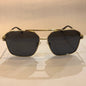 NEF Golden Frame Black Shade Sunglass LY6020 52 18-138