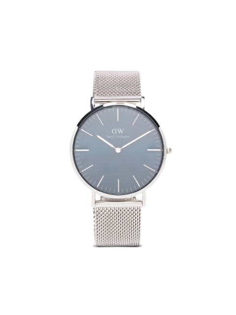Wd Silver Chain Blue Dial Formal Men Watch 901377
