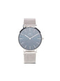 Wd Silver Chain Blue Dial Formal Men Watch 901377