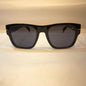 VAD Glossy Black Frame Black Shade Unisex Sunglasses B2202 60 25-143