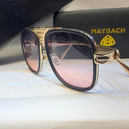 YAM Gold Frame White Peach Shade Unisex Branded Sunglasses CF58193