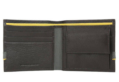 BROWN LEATHER BIFOLD Men Wallet