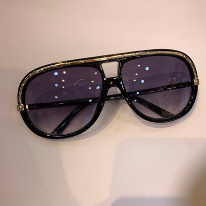 Ram Glossy Black Frame Black Shade Sunglass MJ098COL.560 12-139