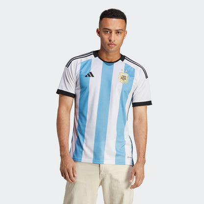 Ida Blue White Black Colour AFA Logo Branded Lycra Cotton Football Jersey Set 03082023