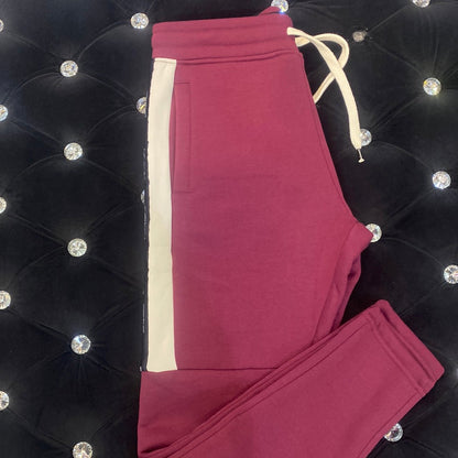 RAW Maroon Colour Black Cream strip Heavy Quality Lower 9403