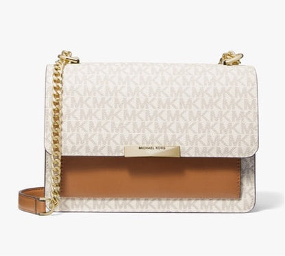 CIM KM White Colour With Monogram Small Side Sling Bag 6002512