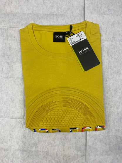 GUH SOB Yellow Colour With Front SOB Print Lycra Fabric Tshirt 50161