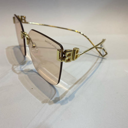 LAB Gold Frame Light Pink Shade Unisex Branded Sunglasses