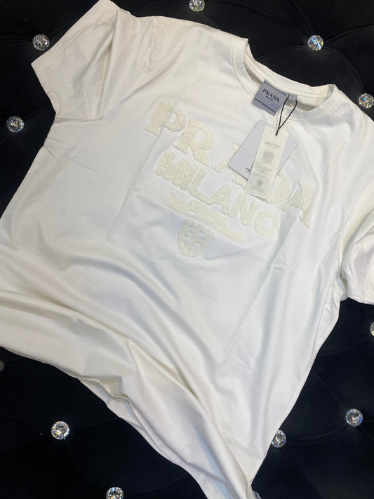 ARP White Colour With ARP Logo Embroidery Print Half Sleeve TShirt 298161