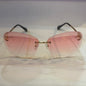 CUG Frameless Golden Black Stick Pink Shade Unisex Sunglass 6856 65 14-135