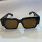 ARP Glossy Black Frame Brown Shade Sunglasses 8795 69 13-143