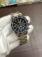 Sof Silver Chain Black Dial Men Watch 901368