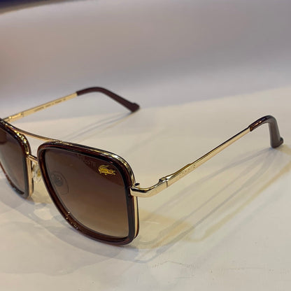 CAL Golden Frame Brown Shade Sunglasses Model L138 54 14-135