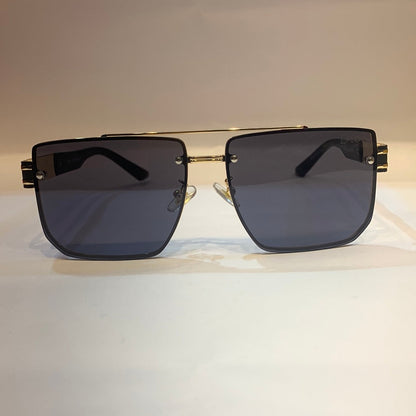 OID Gold Frame Black Shade Unisex Sunglass 10461 62 15 145