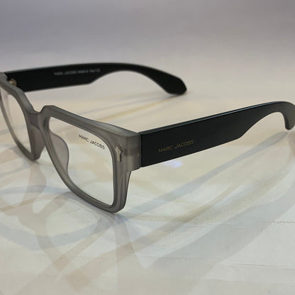 RAM Matte Grey Transperent Frame Black Stick Transperent Shade Unisex Sunglasses 66806 52 21-145