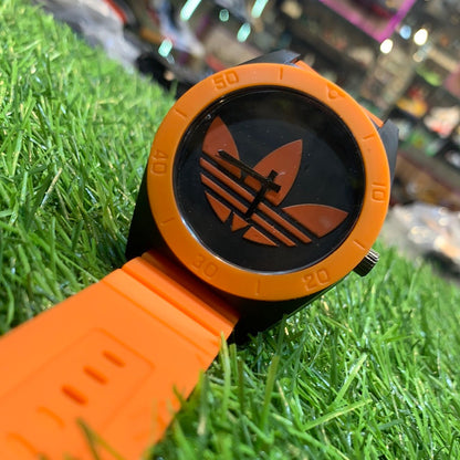 Ida Orange Colour Water Resistance Sports Watch