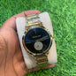 Cim Gold Chain Black Dial Ladies Watch 400413