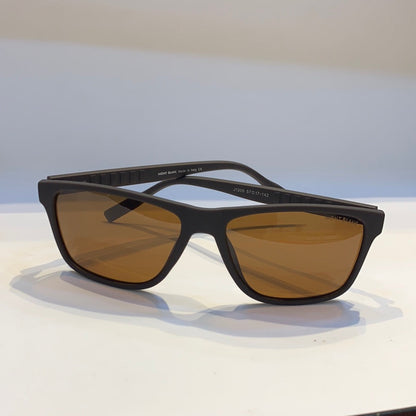 NOM Matt Brown Frame Brown Shade Unisex Sunglass J1209 57 17-142