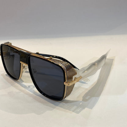 LAB Gold Frame Blue Shade Unisex Branded BPS-104C59 Black