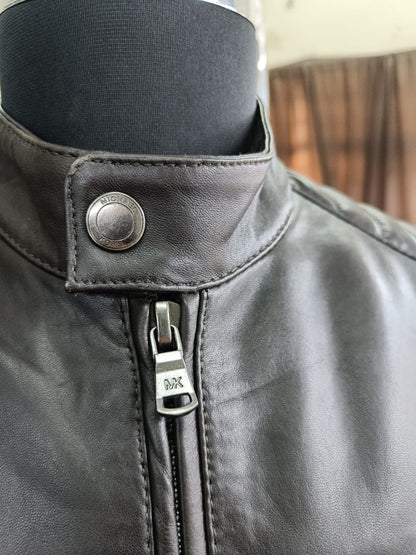 CIM KM Brown Colour Genuine Leather Surplus Men’s Jacket