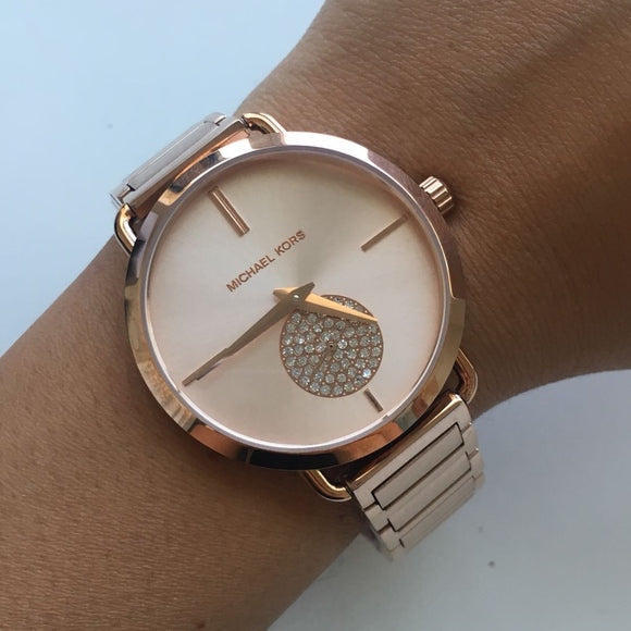CIM Copper Chain White Dial Ladies Watch 400353