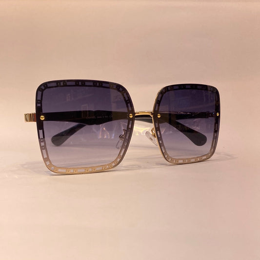 Ahc Black Frame Black White Shade Sunglasses CN820863 14-138