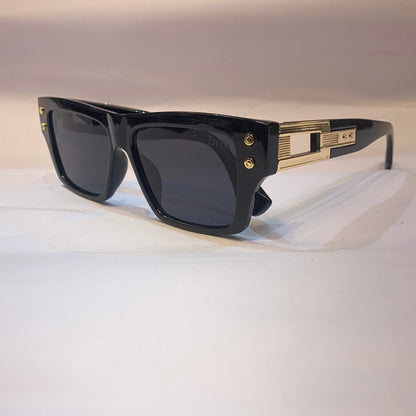 TID Black Frame Black Shade Unisex Branded Sunglasses Italy