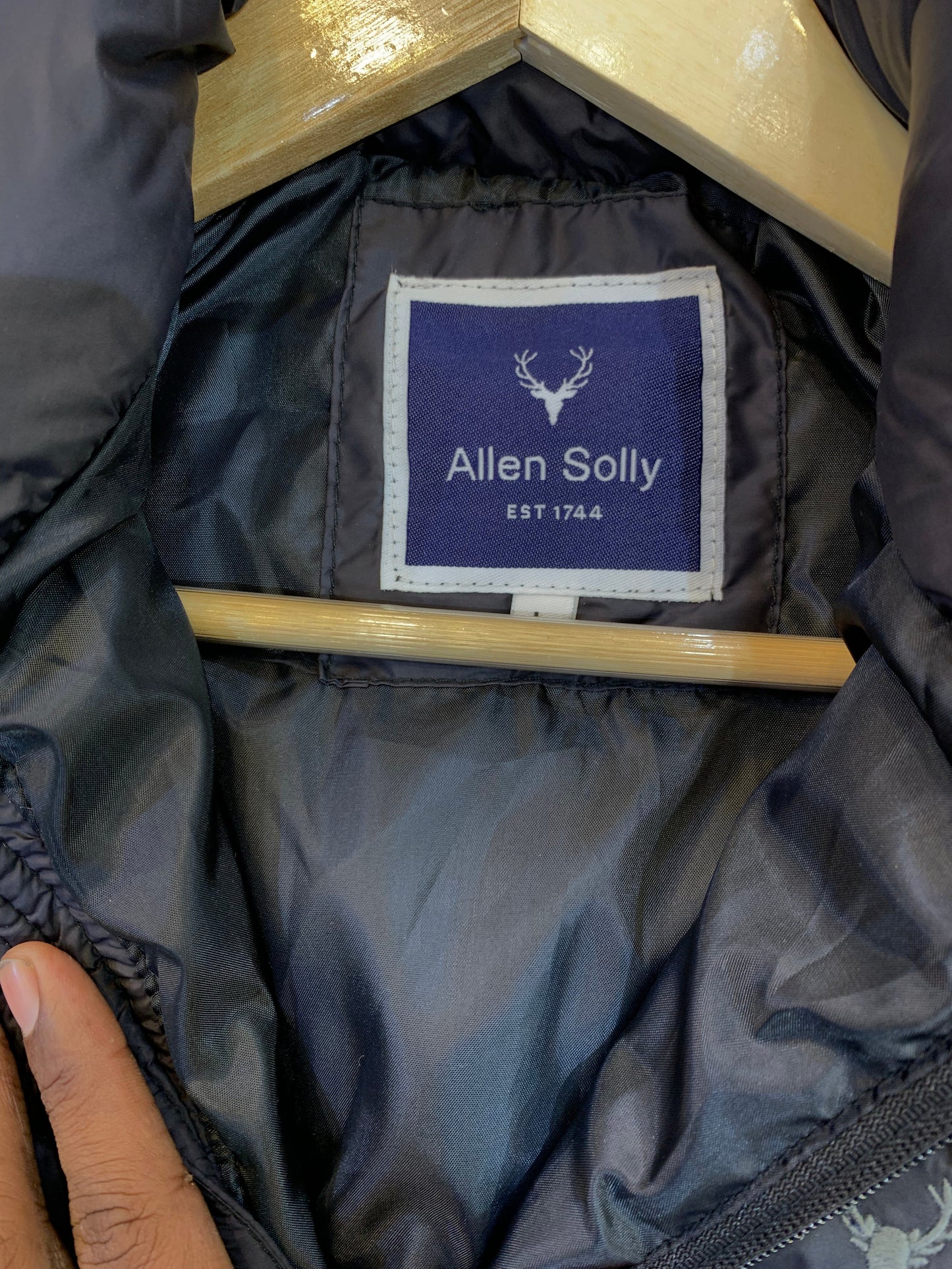 Allen Black Colour Lightweight Imported Quality Puffer Jackets 0548