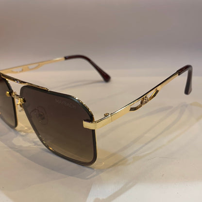Yam golden frame brown shade sunglass 22053 57 15 145