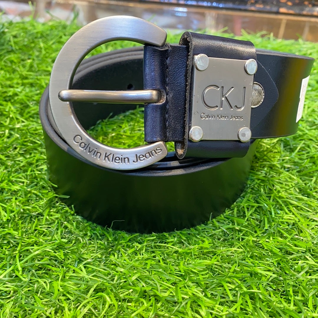 Black Grey Genuine Leather 900246