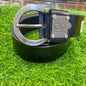 Black Grey Genuine Leather 900246