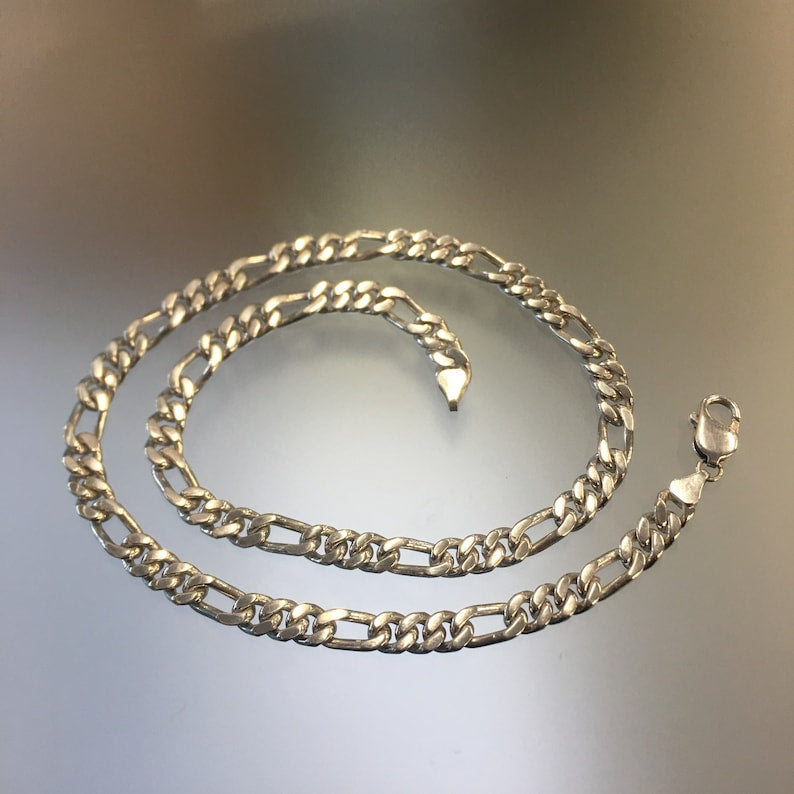Sterling Sliver Stainless Steel Unisex Heavy Chain Necklace 199908