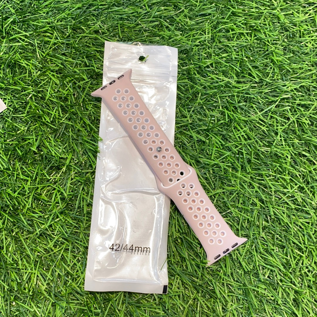 pink white Nike editon silicone Strep