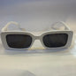 CUG White Frame Black Shade Unisex Sunglass
