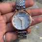 Mra Silver Copper Chain White Dial Ladies Watch 901190