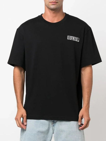 RAK Black Color With Front Logo and Back Girl Print Store Article Tshirt 780101