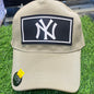 Beige Colour NY YN  Cap