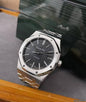 Dua Silver Chain Black Dial Premium 401250