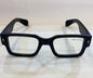 RAM Matte Black Frame Transperent Shade Unisex Sunglasses 86318 50 22 146