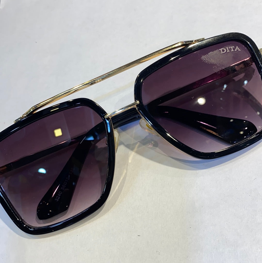 Black Gold Branded Luxury Sunglasses 3240 58 15-138