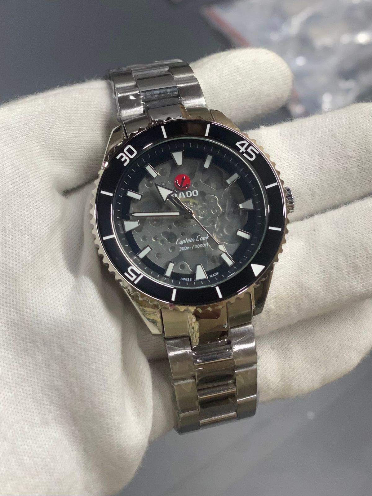Dar Silver Chain Automatic Men Watch 901268