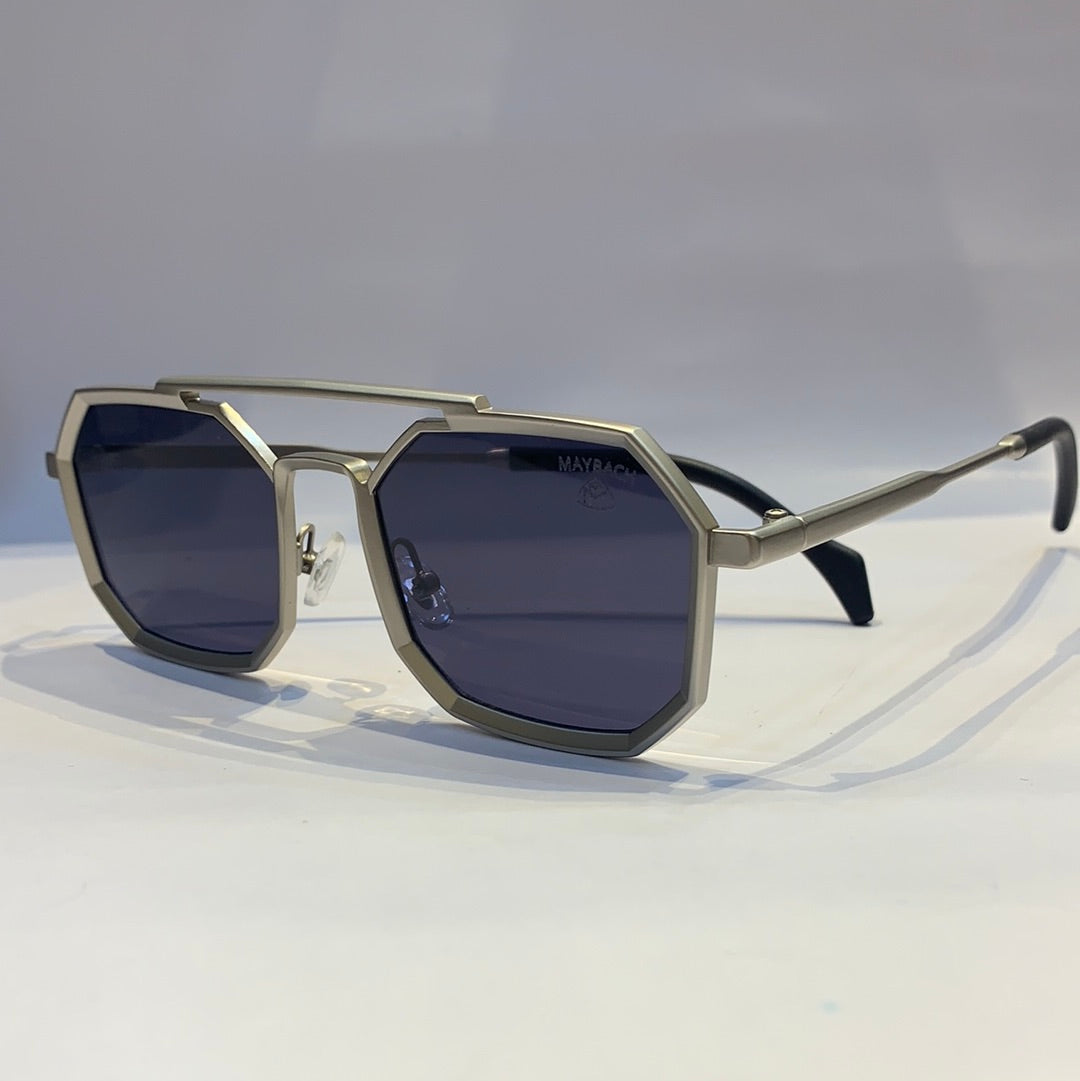 May yam glossy silver Frame blue Shade Unisex Sunglass 2186 58 18 148