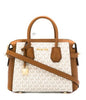 Mic Cim Brown cream White Print Ladies Bag for Her