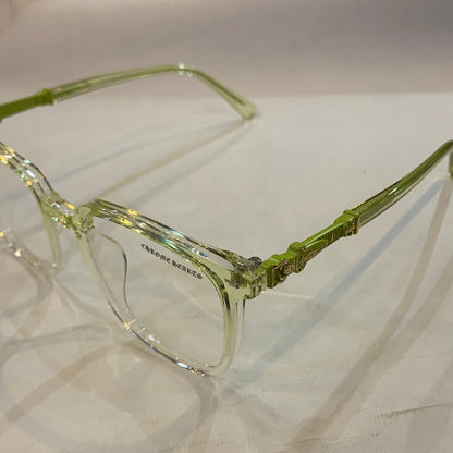 RHC CH HC Green Transperent Frame Transperant Shade Unisex Branded TR90 81254 52 21-144