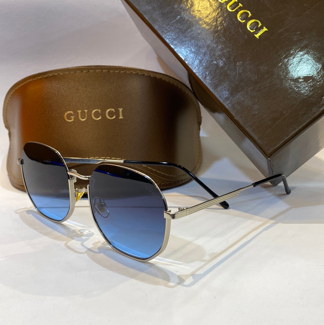 CUG Silver Frame Blue Shade Unisex Branded GG2039 54 17-140