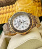 Lor Black Gold Chain White Dial Classic Man Watch